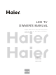 HAIER LE19C1320 Owner's Manual