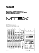 Yamaha MT8X Operation Manual