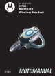 MOTOROLA H700 - H700 Manual