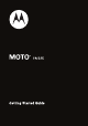 MOTOROLA MOTOROKR EM325 Getting Started Manual