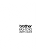 Brother FAX-1010 User Manual
