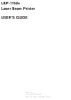 Canon LBP 1760 - B/W Laser Printer User Manual