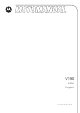 MOTOROLA V190 Manual