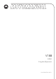 MOTOROLA V188 Manual