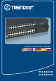 TRENDNET TEG-S2400I Quick Installation Manual