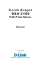 D-link DSA-3100 Manual