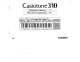 CASIO CASIOTONE 310 Manual