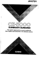 CASIO CZ-5000 - SOUND SYNTHESIS SUMMARY Manual