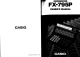 CASIO FX-795P Owner's Manual