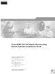 Cisco MWR 1941-DC - 1941 Mobile Wireless Router Hardware Installation Manual
