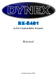 Dynex DX-E401 - EN Broadband Router User Manual