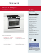 Frigidaire FFED3025L Specifications