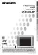 Sylvania LC155SL8P Owner's Manual