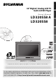 Sylvania LD320SS8 A Owner's Manual