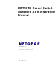 Netgear FS728TP-100NAS Software Administration Manual