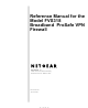 Netgear FVS318 - ProSafe VPN Firewall Router Reference Manual