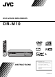 JVC DR-M10SUC Instructions Manual