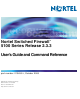 Nortel 5109 User's Manual And Command Reference