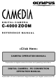 Olympus CAMEDIA C-4000 Zoom Reference Manual