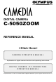 Olympus CAMEDIA C-5050 Zoom Reference Manual