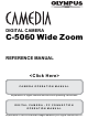 Olympus CAMEDIA C-5060 Wide Zoom Reference Manual
