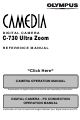 Olympus CAMEDIA C-730 Ultra Zoom Reference Manual