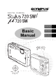 Olympus Stylus 720 SW Basic Manual