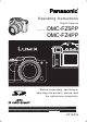 Panasonic Lumix DMC-FZ4 Operating Instructions Manual