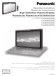 Panasonic Viera TH-37PH10 Operating Instructions Manual