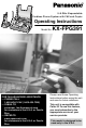 Panasonic KX-FPG391 Operating Instructions Manual