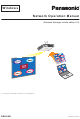 Panasonic PT-F100NT Network Manual