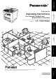Panasonic Panafax UF-7000 Operating Instructions Manual