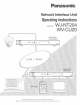 Panasonic WJ-NT204 Operating Instructions Manual