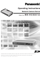 Panasonic BB-HHCS301A Operating Instructions Manual