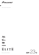 Pioneer Elite BDP-23FD Operating Instructions Manual