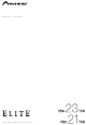 Pioneer Elite VSX-21TXH Operating Instructions Manual