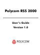 Polycom RSS 2000 User Manual