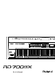 Roland RD-700GX Owner's Manual