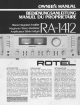 Rotel RA-1412 Owner's Manual