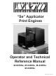 SATO M-8485Se Operator And Technical Reference Manual
