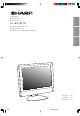 Sharp LL-M17W1 Operation Manual
