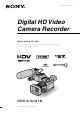 Sony HVR-A1U Operating Manual