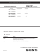 Sony BRAVIA KDL-40V2500 Service Manual
