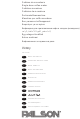 PALSON VICTORY Operating Instructions Manual