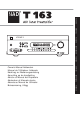 NAD T163 - ADDENDUM Owner's Manual Addendum