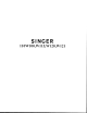SINGER 110W100 Using Instructions