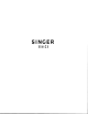 SINGER 114-21 Instructions For Using Manual