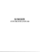 SINGER 153W100 Instructions For Using And Adjusting