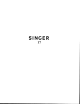 SINGER 17 Manual