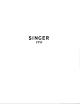 SINGER 19W Instructions Manual